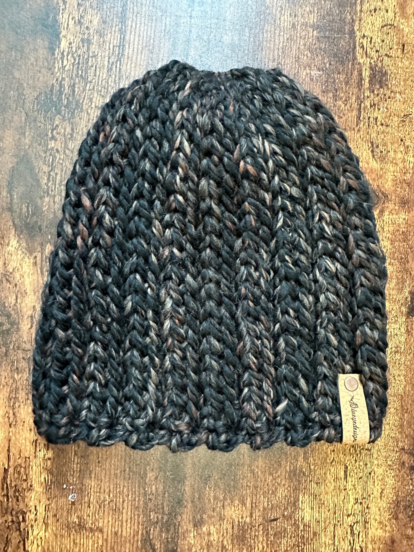 Chunky Knit-Look Beanie