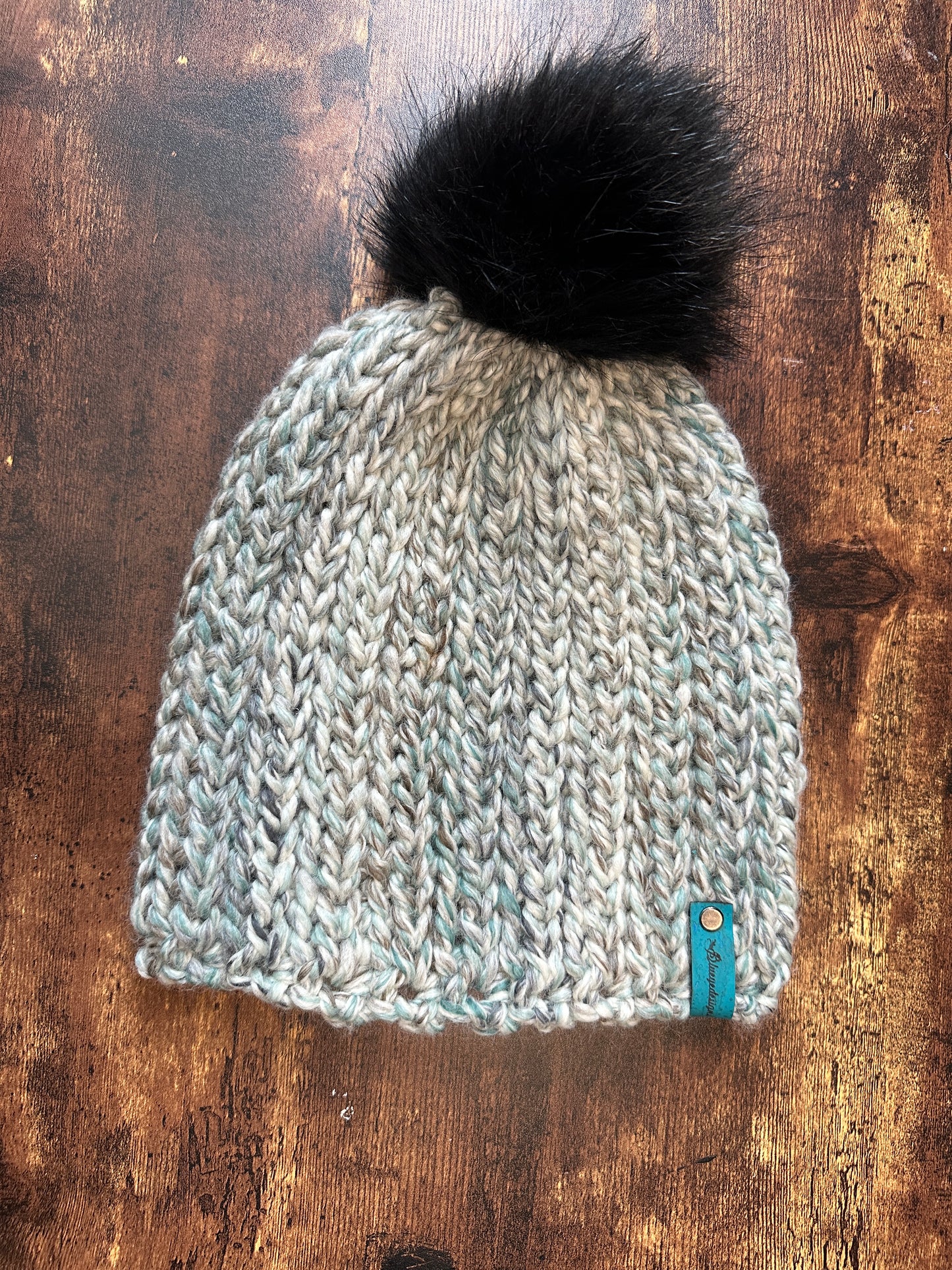 Chunky Knit-Look Beanie
