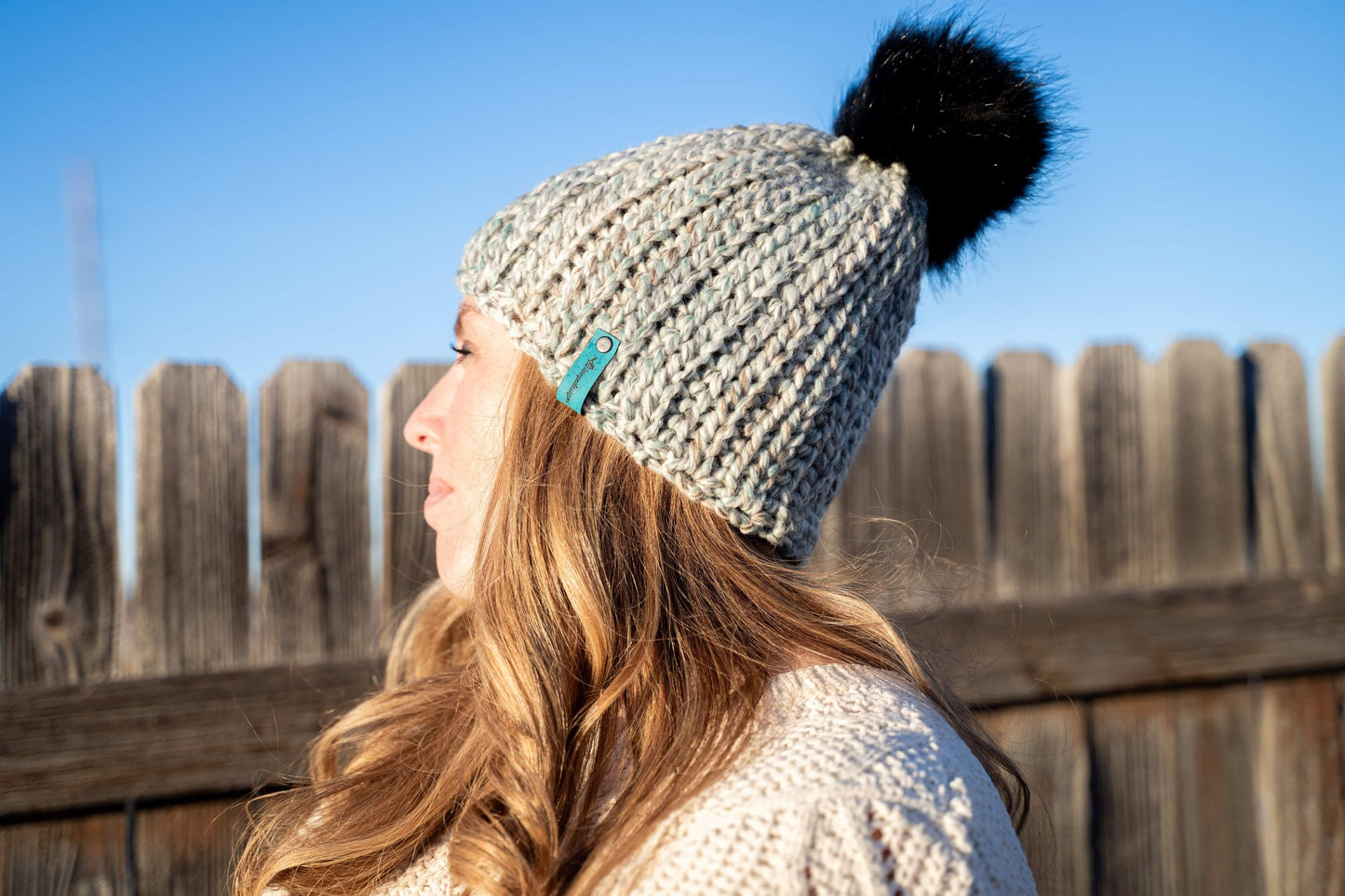 Chunky Knit-Look Beanie