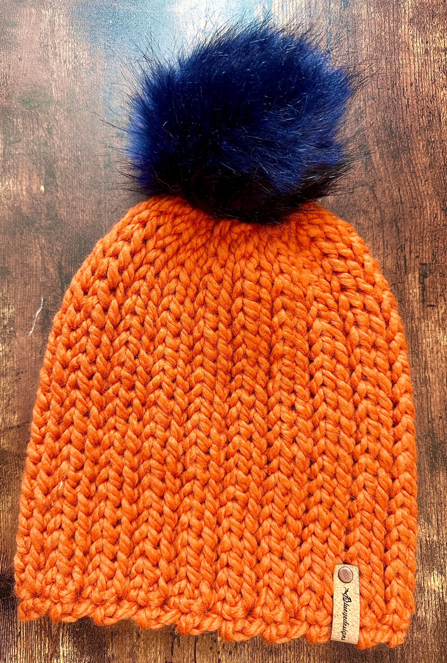Chunky Knit-Look Beanie