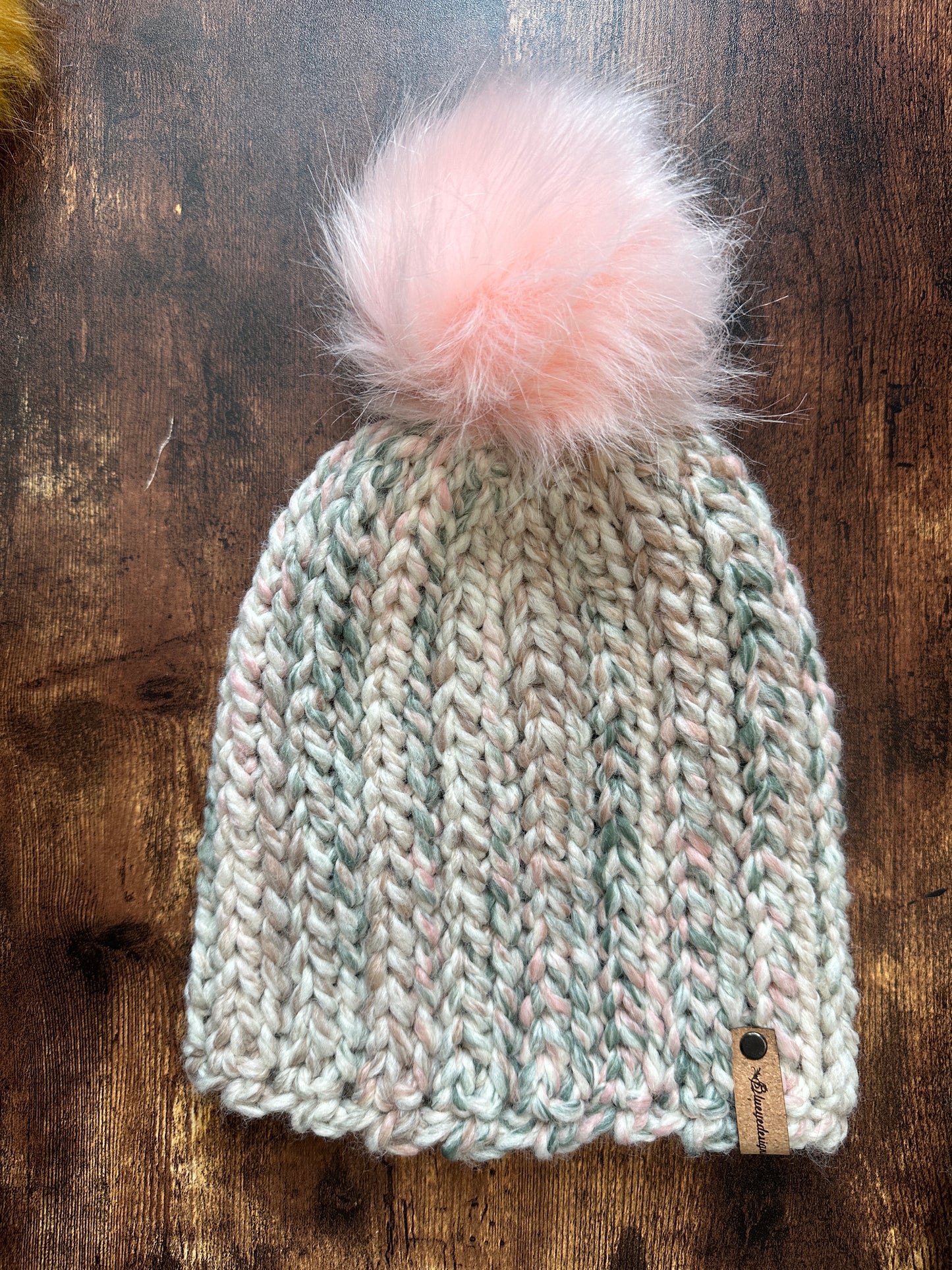 Chunky Knit-Look Beanie