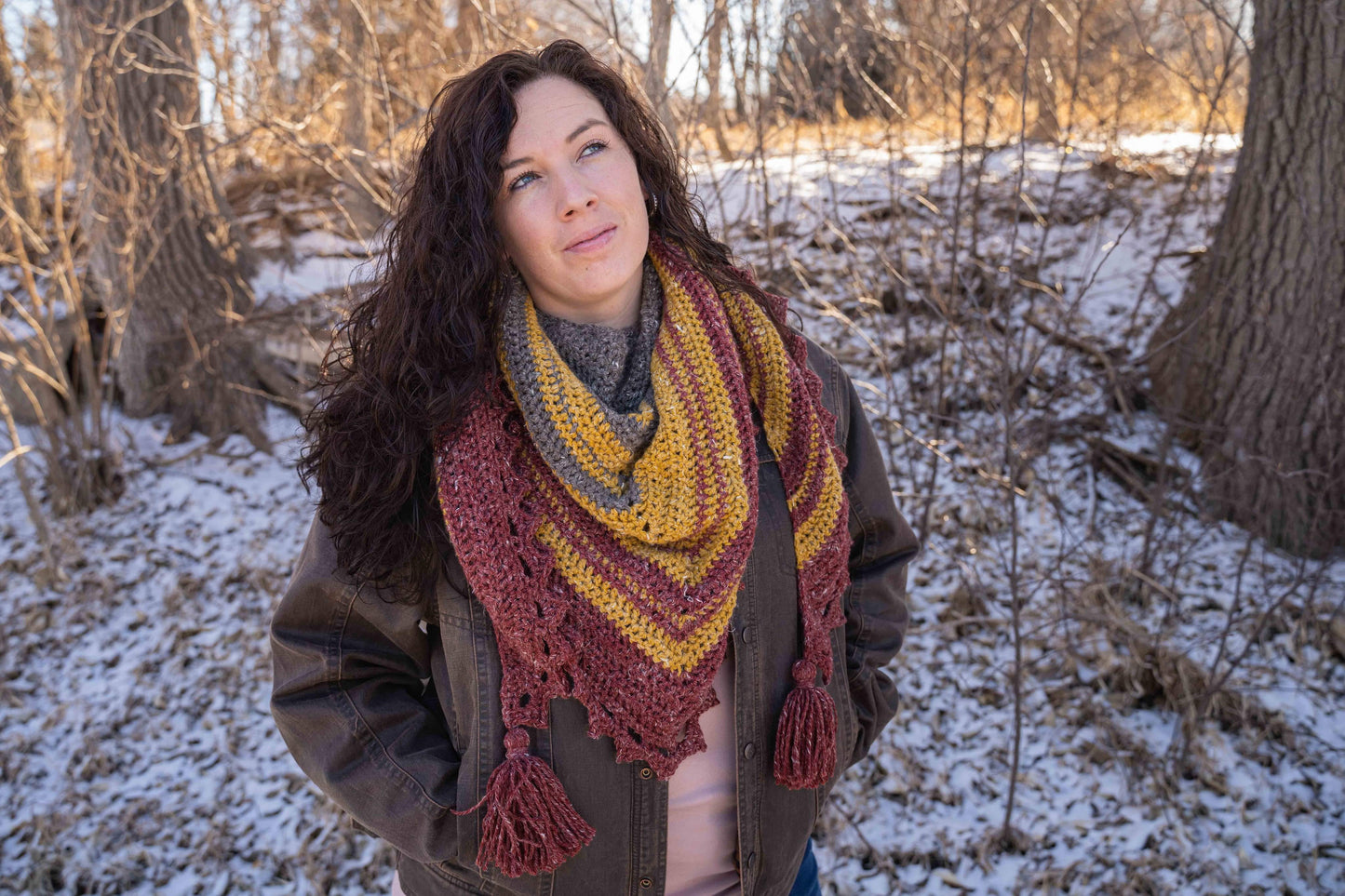 Teagan Faded Shawl