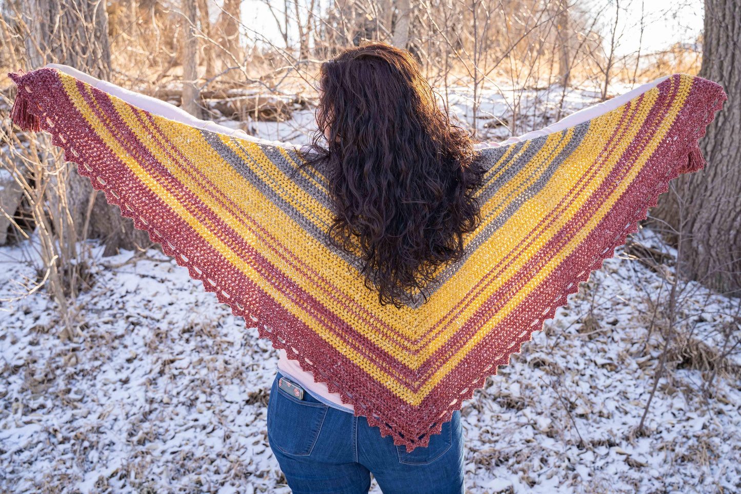 Teagan Faded Shawl
