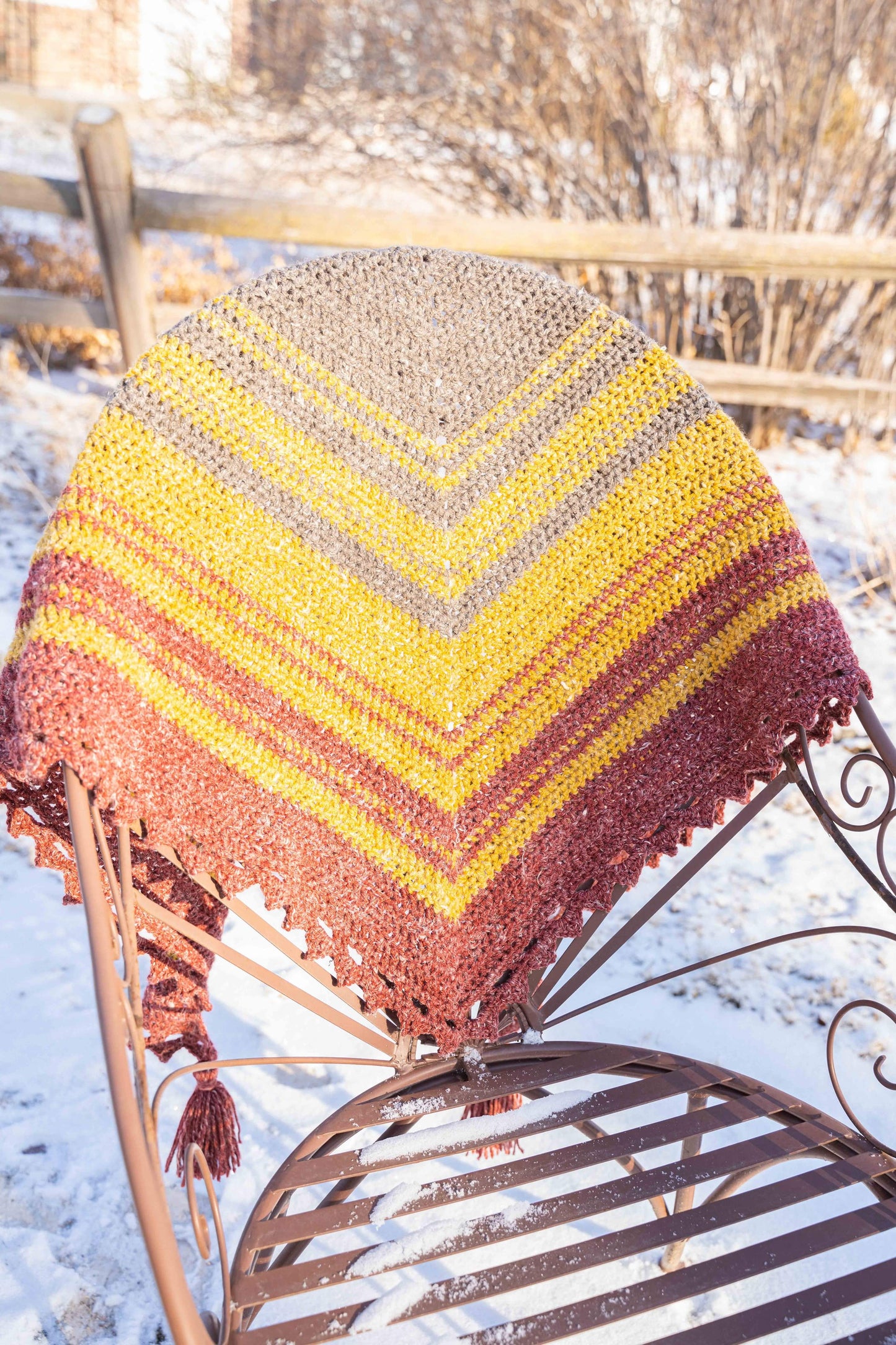 Teagan Faded Shawl