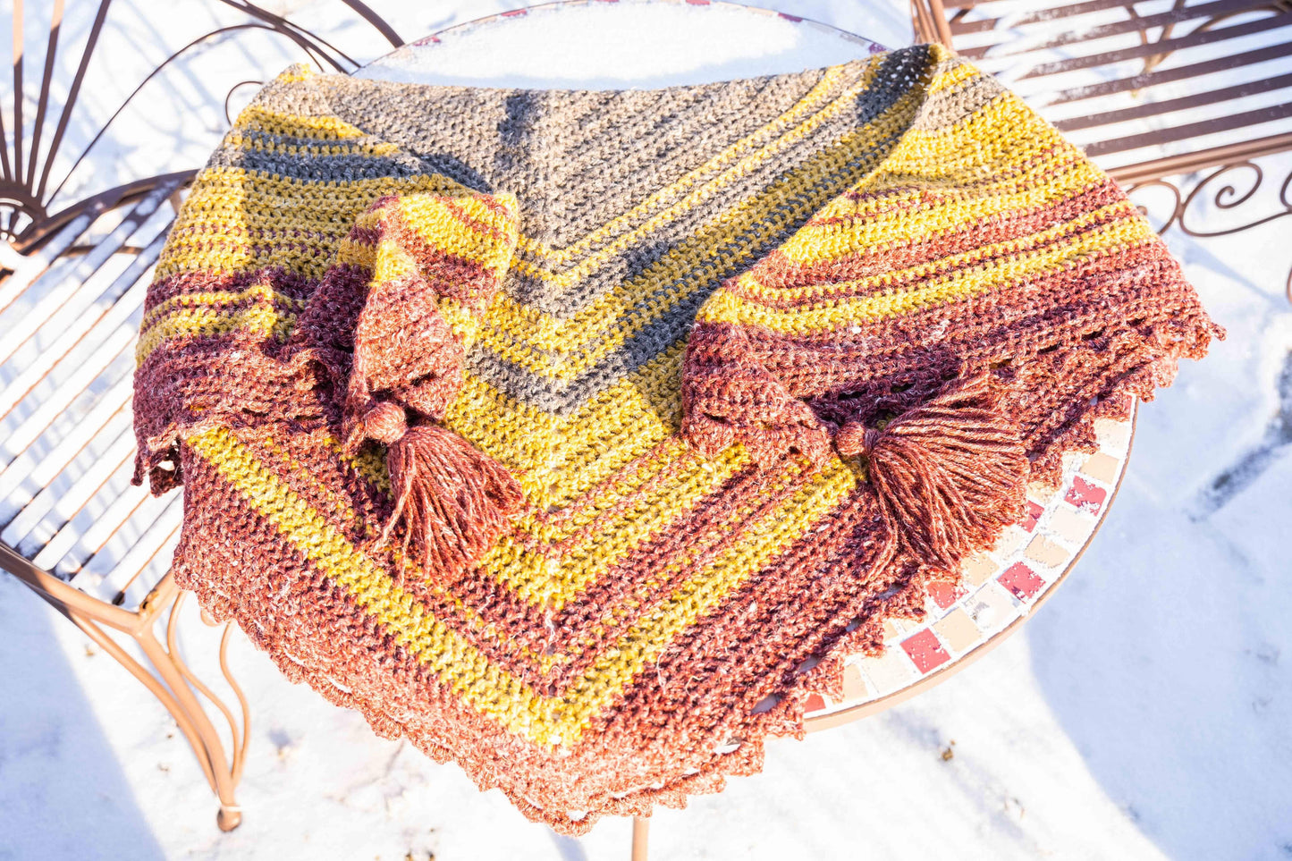 Teagan Faded Shawl