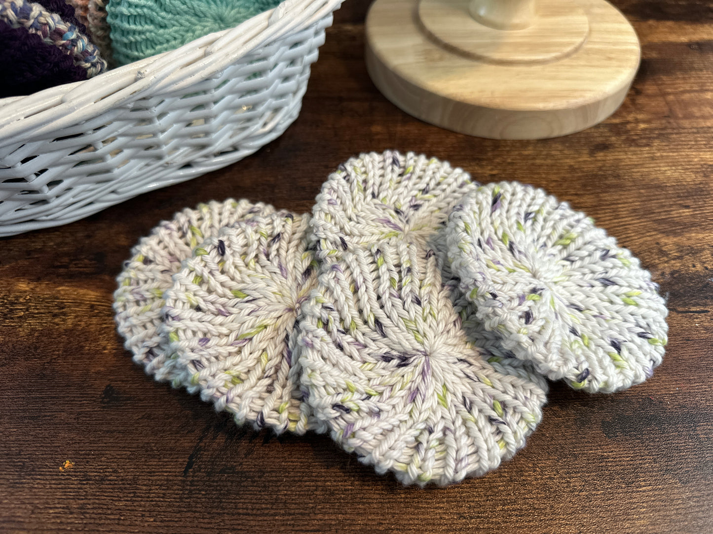 Knit Face Scrubbies (Pack of 5)