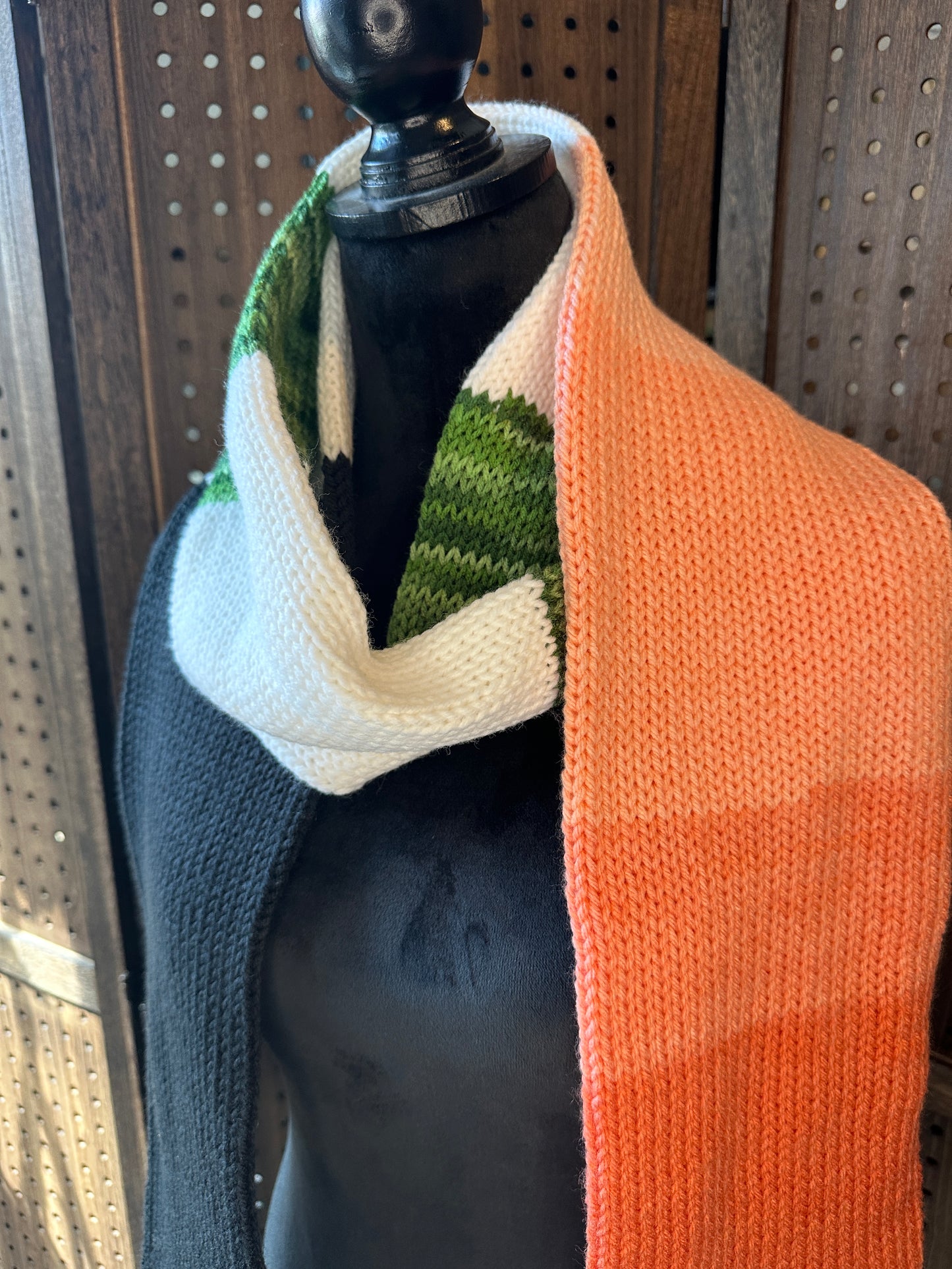 Knitted Sushi Scarf