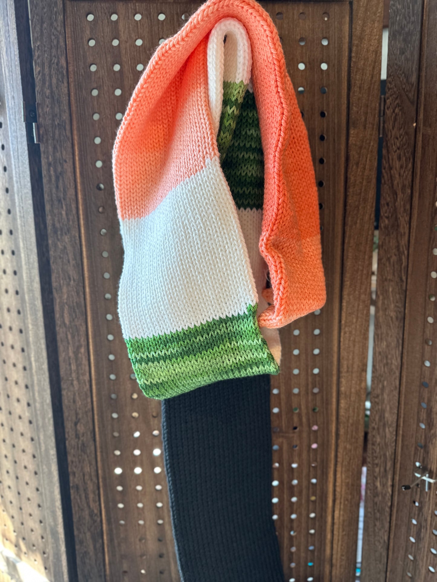 Knitted Sushi Scarf