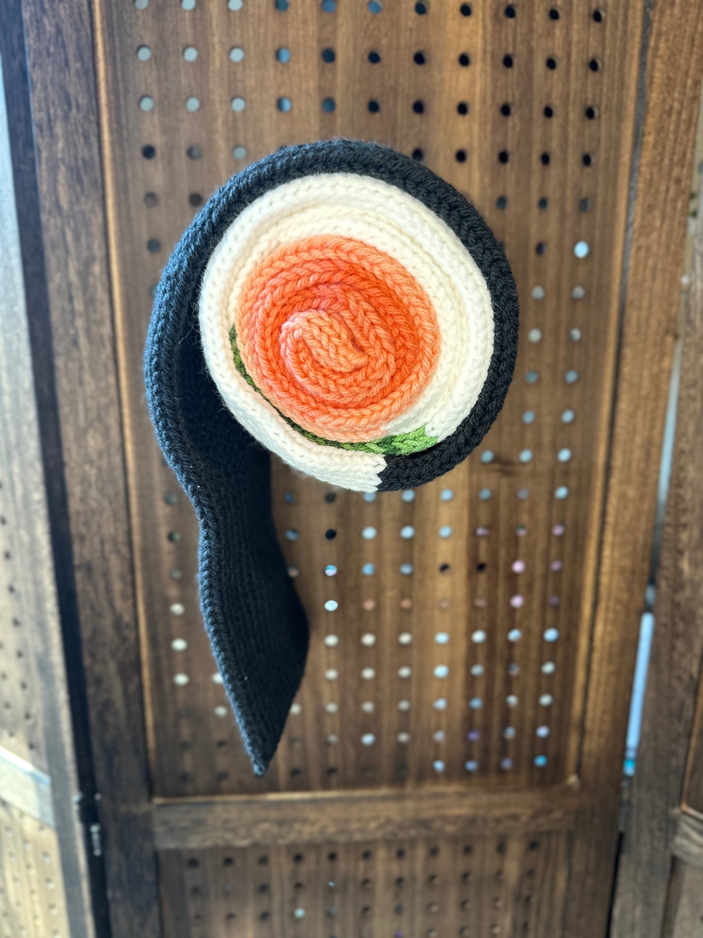 Knitted Sushi Scarf