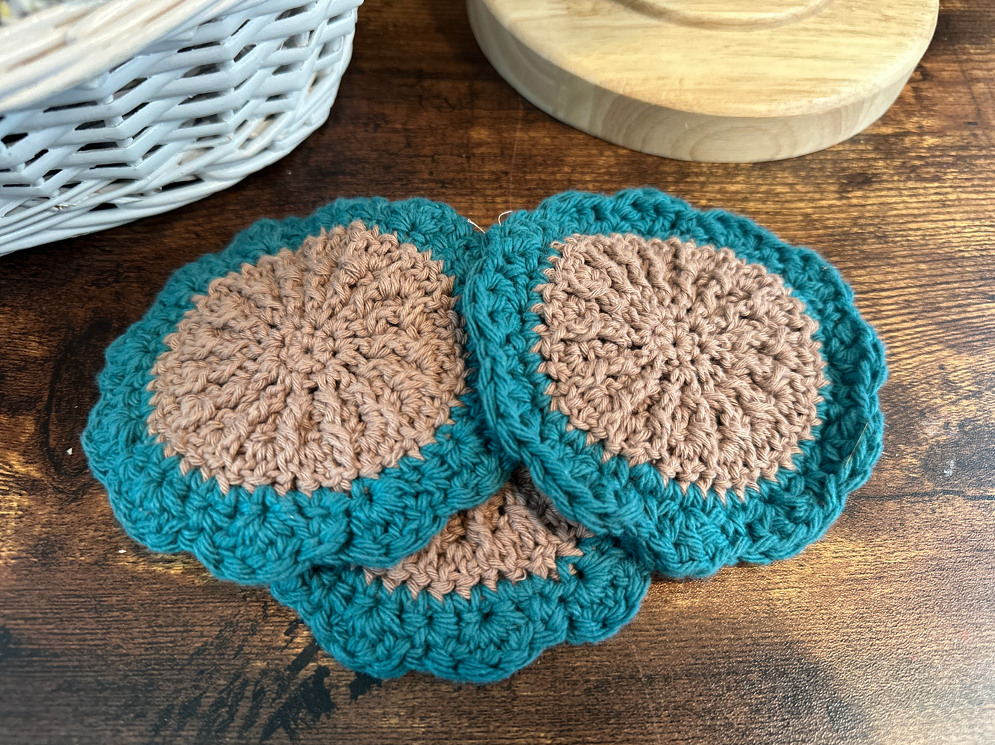 Hemp & Cotton Face Scrubbies (Pack of 3)